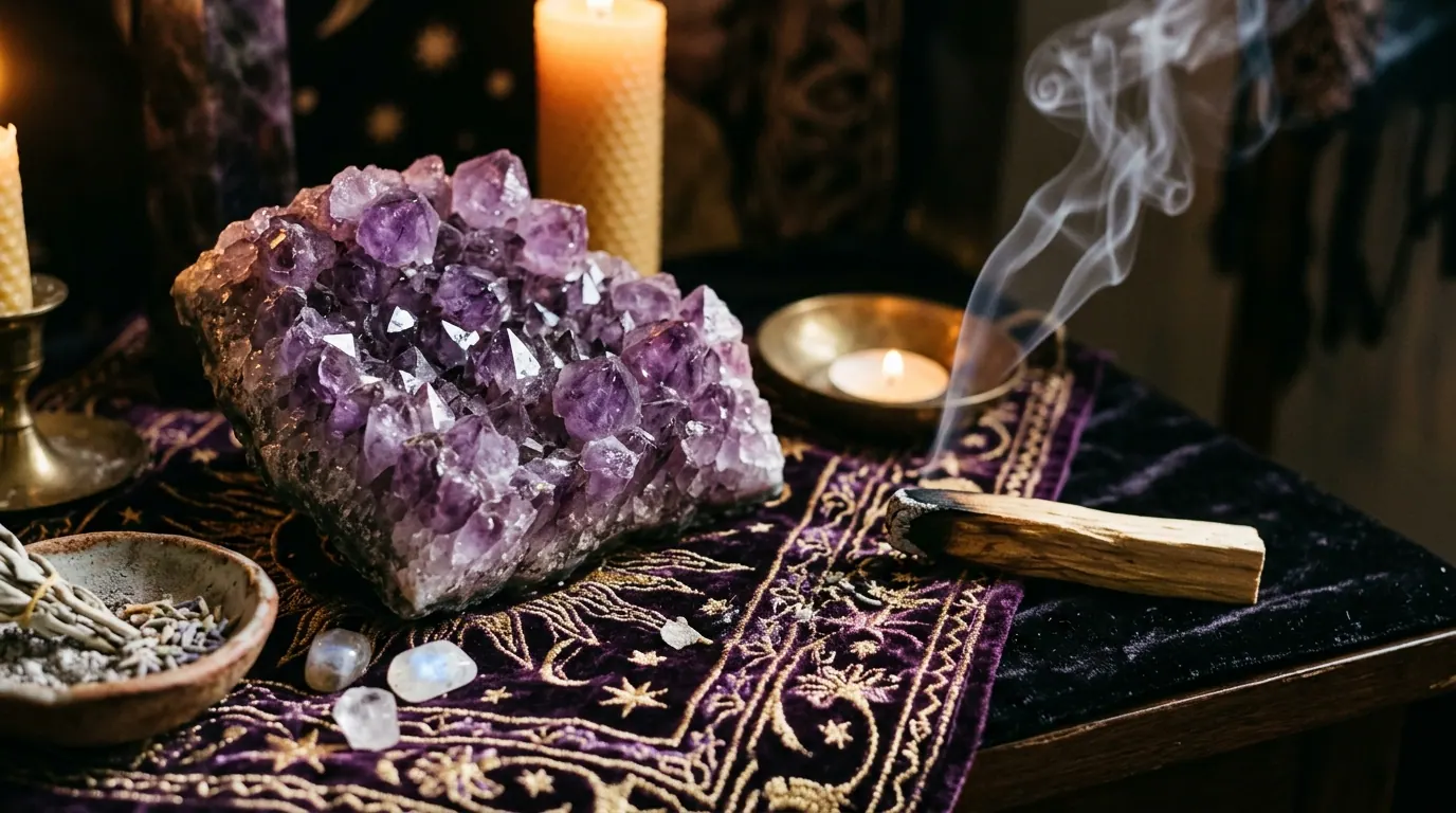 Die spirituelle Bedeutung von Amethyst in schamanischen Ritualen
