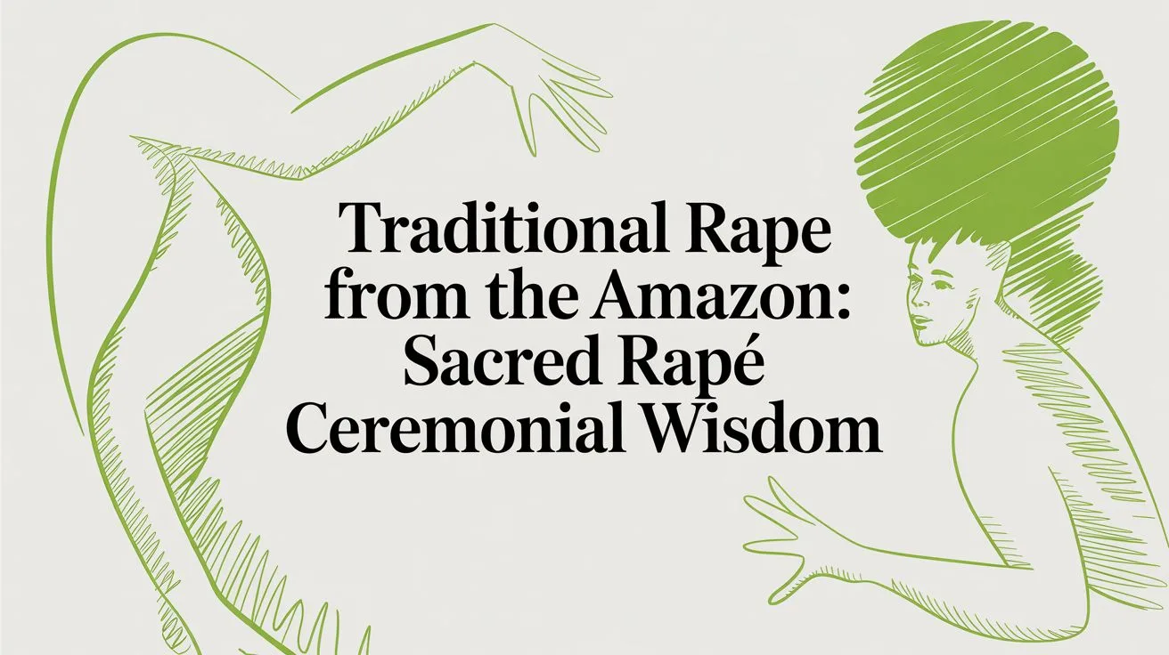 Traditioneller Rapé aus dem Amazonas: Zeremonielle Weisheit des heiligen Rapé