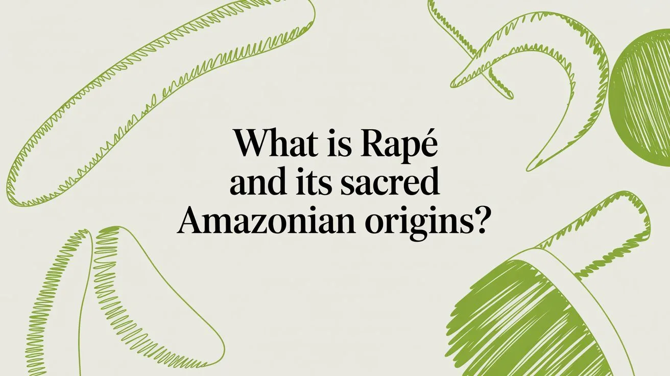 Was ist Rapé und woher stammt es im heiligen Amazonasgebiet?